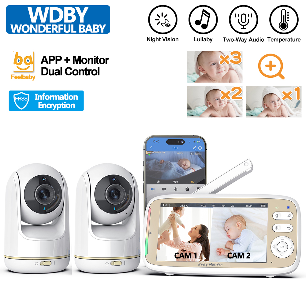 Audio Hd Music - VB803 PRO Baby Monitor, mit 2pcs
