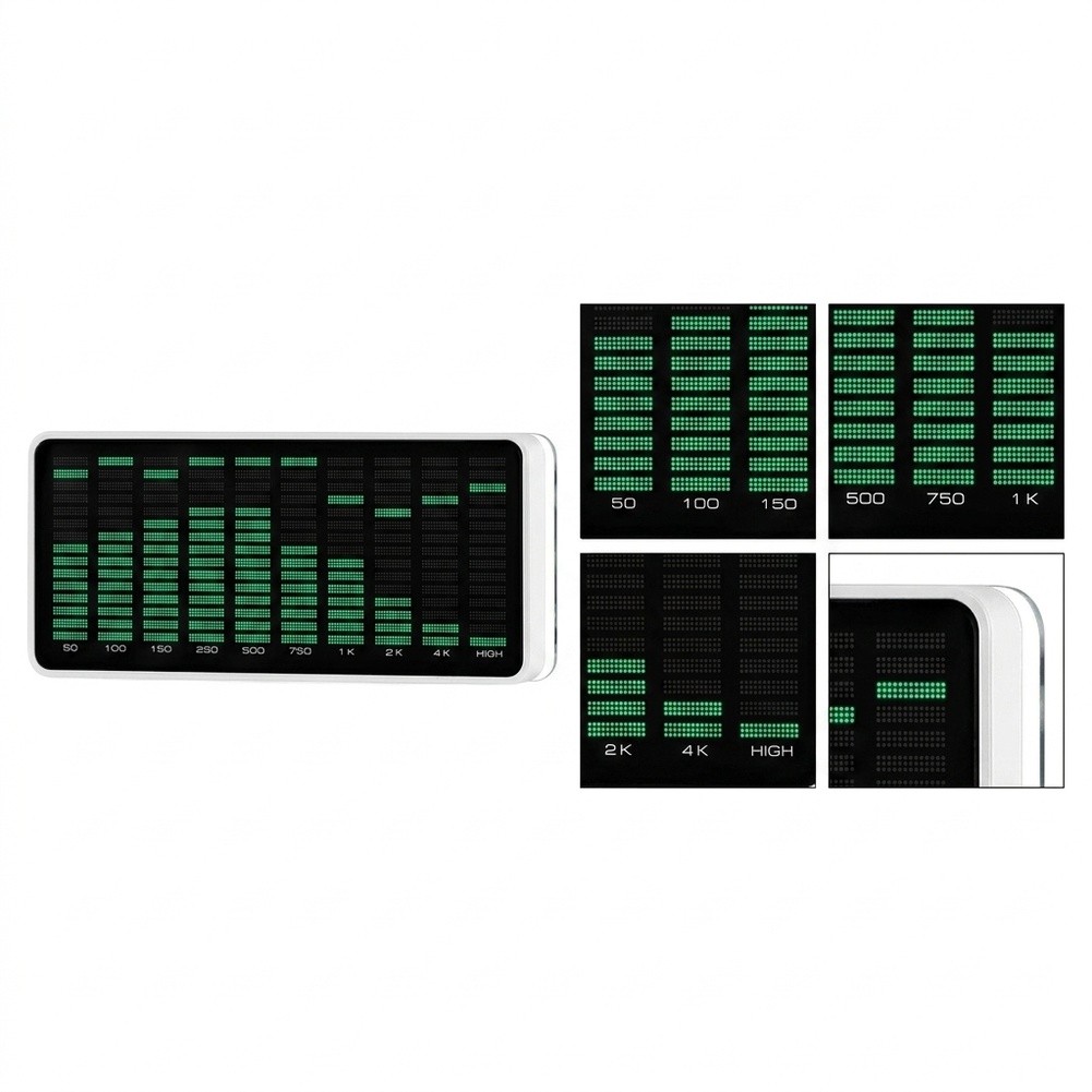 Audio Music Visualizer Free - 1 Stück 50Hz-20KHz Audio-Analysator-Displaymodul mit eingebautem