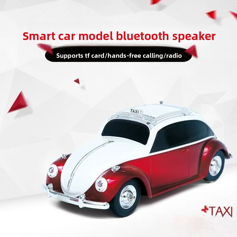 Audio Music Spotify - Käfer-Automodell Bluetooth-Lautsprecher Heim-Audio-Player Multi-Wiedergabemodus Spielzeug-Subwoofer Soundgerät