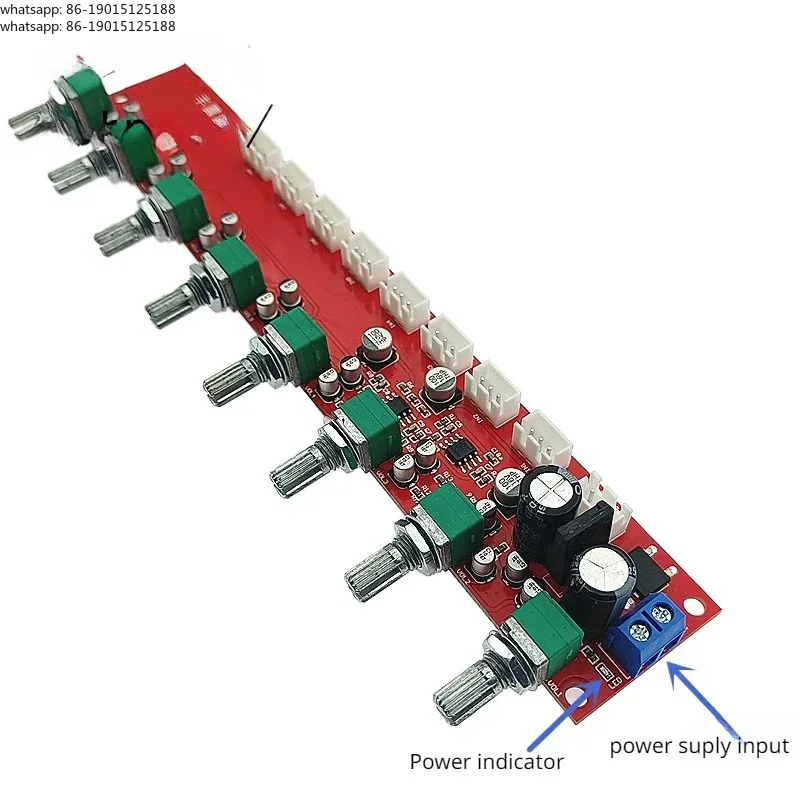 Audio Music Mixer - 8-Wege NE5532 Audio-Mischpult DIY Heimkino-Musikverstärker Vorverstärker
