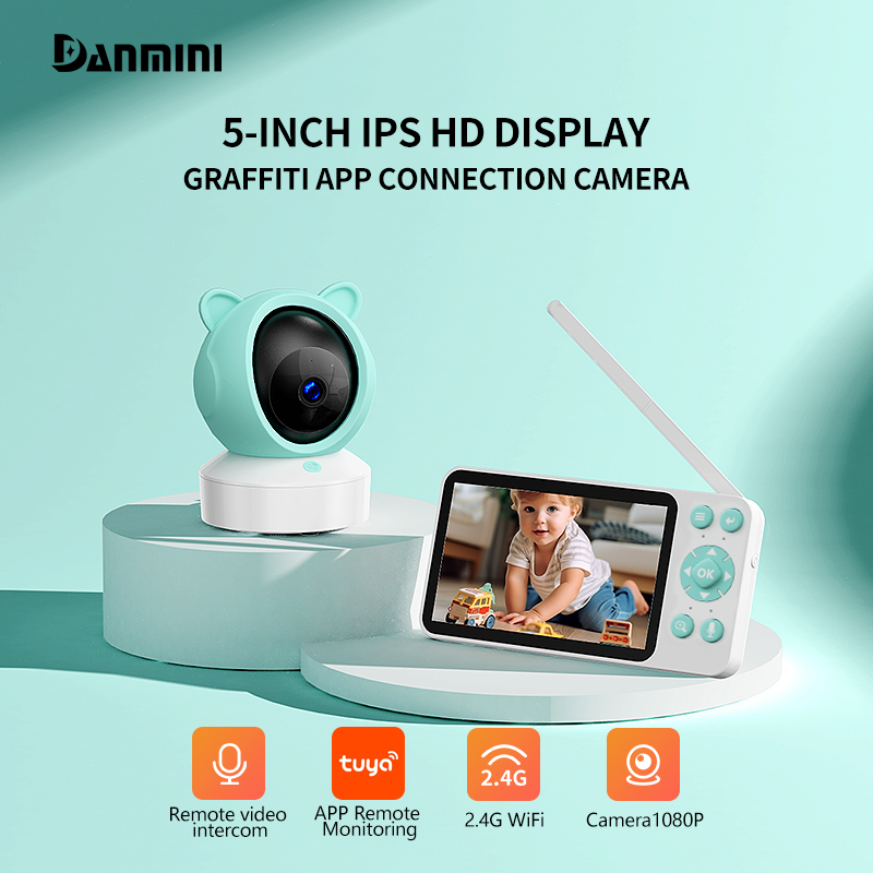 Audio Hd Music - Danmini TUYA App Control Babyphone 5''