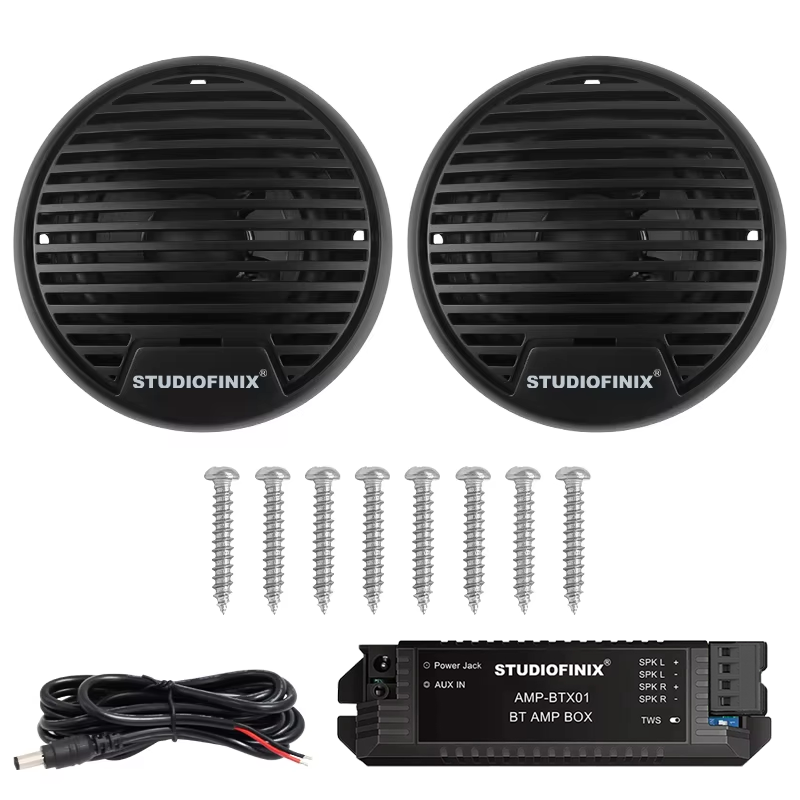 Apple Music Audio Quality - STUDIOFINIX 3'' 160W 2PCS Qualität Marine