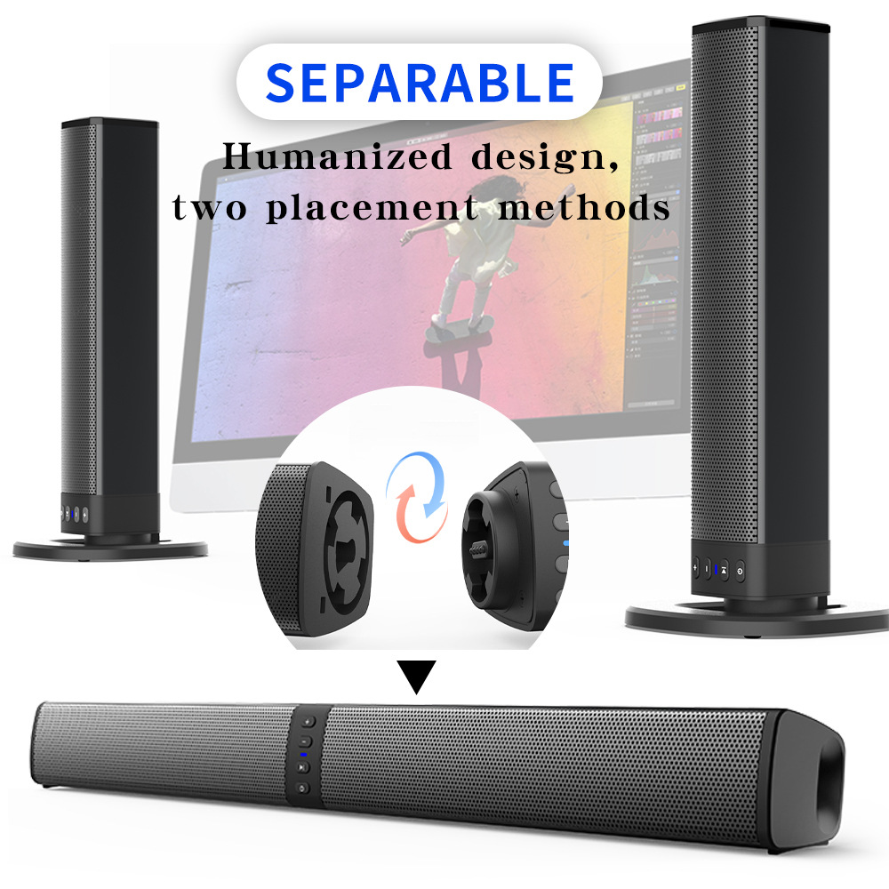 Abnehmbare Soundbar Bluetooth- – Audio Music Spotify Bewertung und Preis
