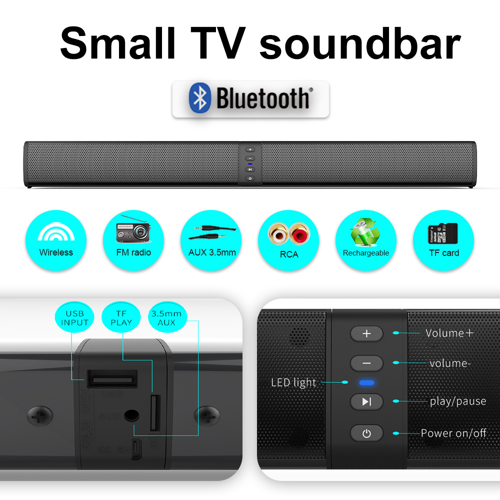 Abnehmbare Soundbar Bluetooth- – Audio Music Spotify Bewertung und Preis
