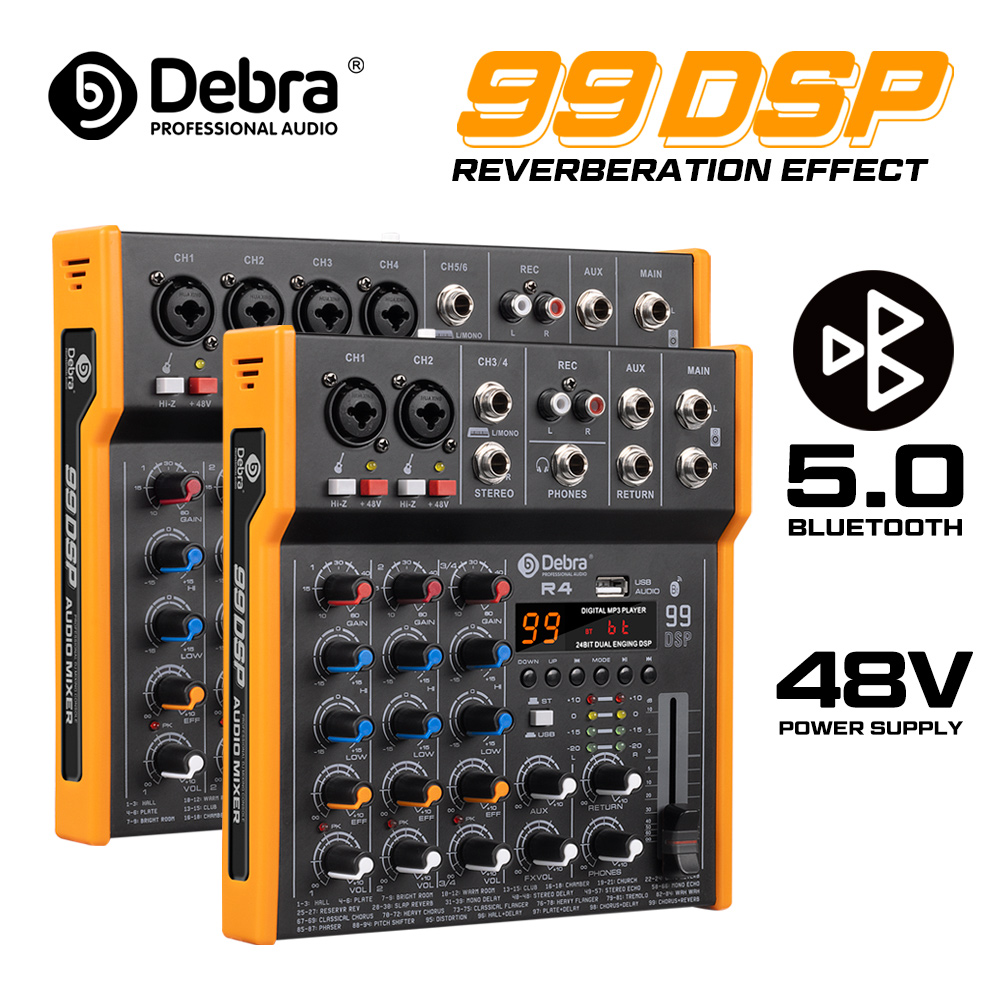 Debra R4/R6 6-Kanal Multi-Audi – Audio Music Mixer Bewertung und Preis