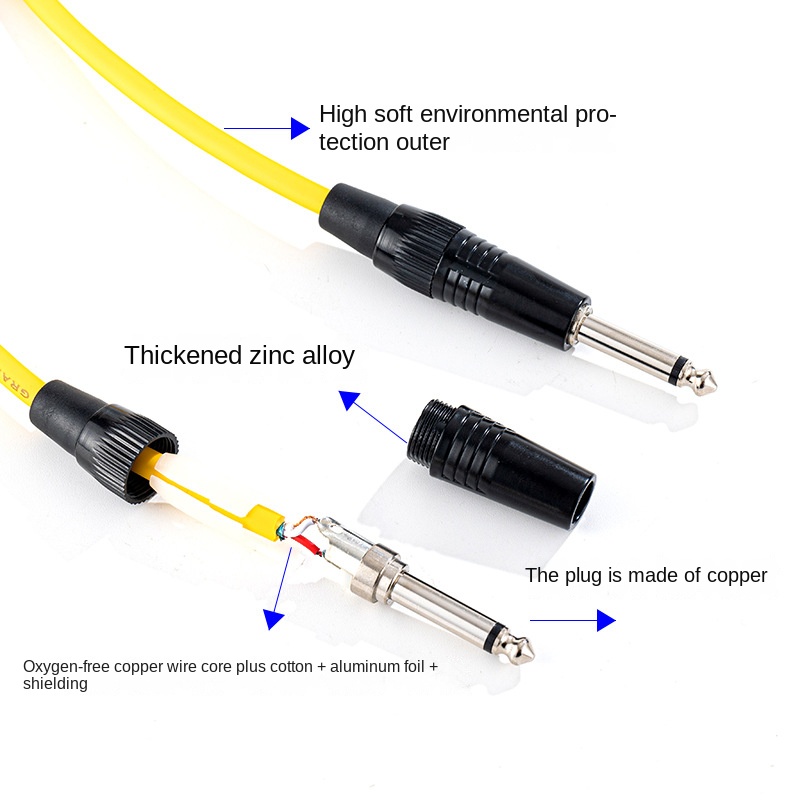 6,5 mm Klinke Audiokabel 6,35  – Audio Music Mixer Bewertung und Preis