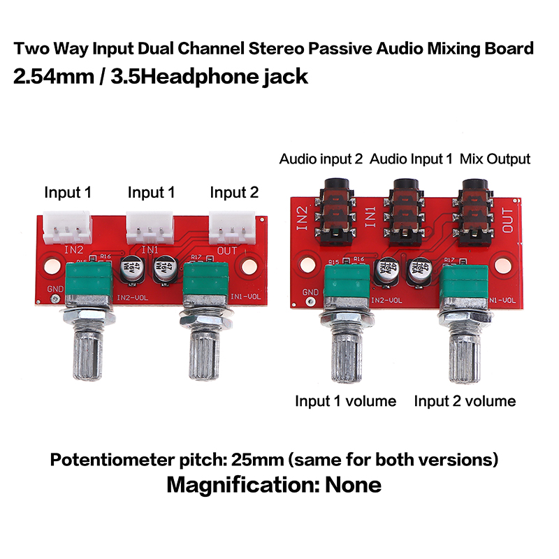 Dual-Channel Stereo Passives A – Audio Music Mixer Bewertung und Preis