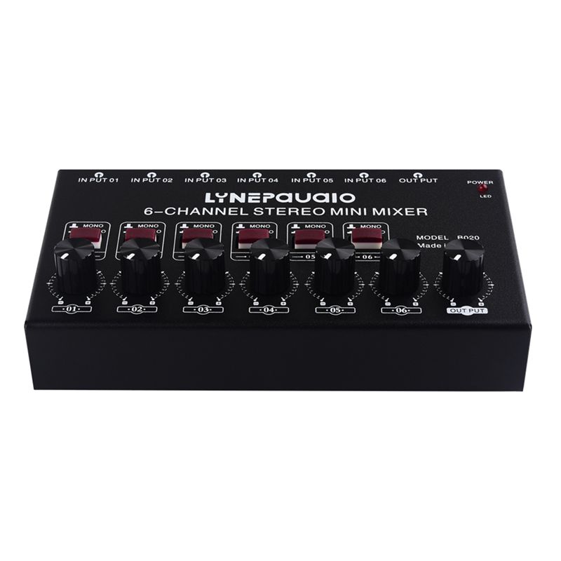 Exquisite-Mini 6-Kanal Stereo- – Audio Music Mixer Bewertung und Preis