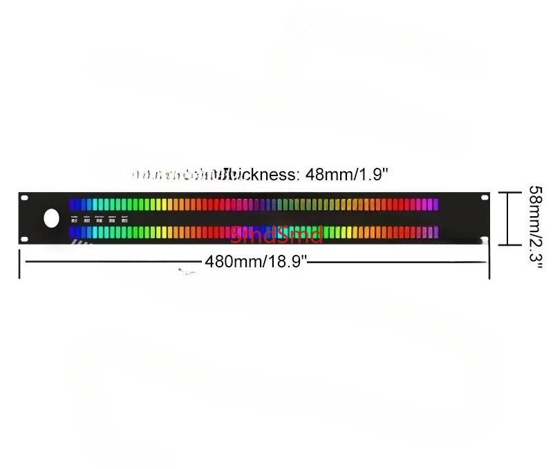 128-Licht-LED-Musikspektrumanz – Audio Music Visualizer Free Bewertung und Preis