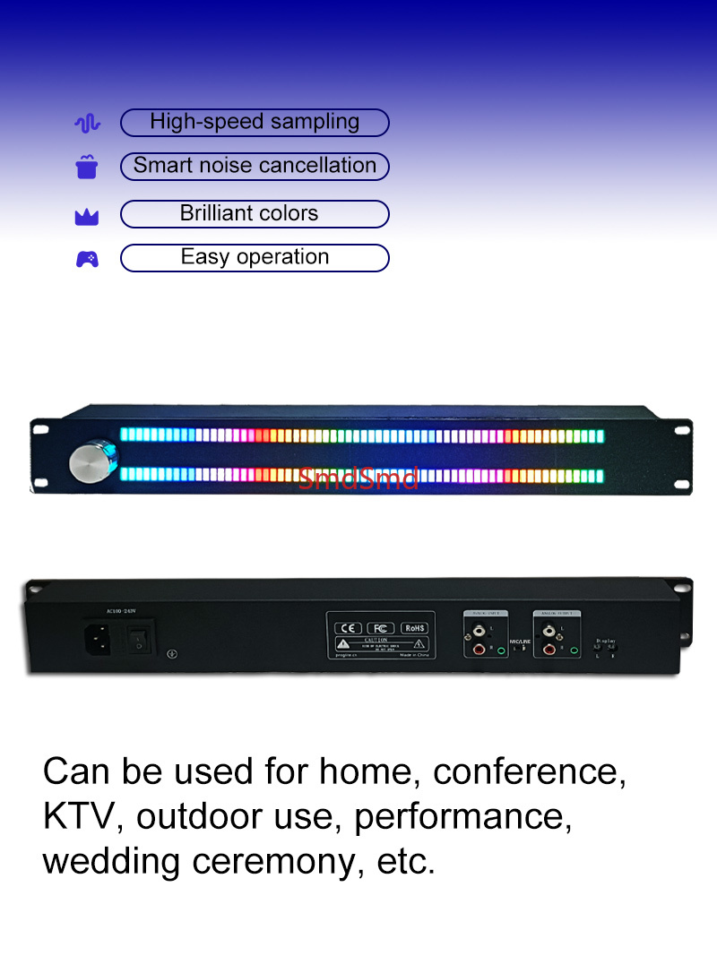 128-Licht-LED-Musikspektrumanz – Audio Music Visualizer Free Bewertung und Preis